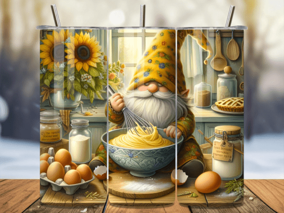 Baking Gnome Sunflower Kitchen Tumbler Wraps Review