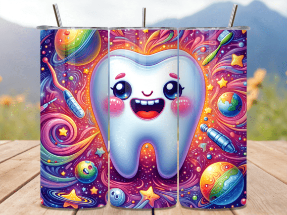 Cute Happy Tooth Dentist Tumbler Wrap Review
