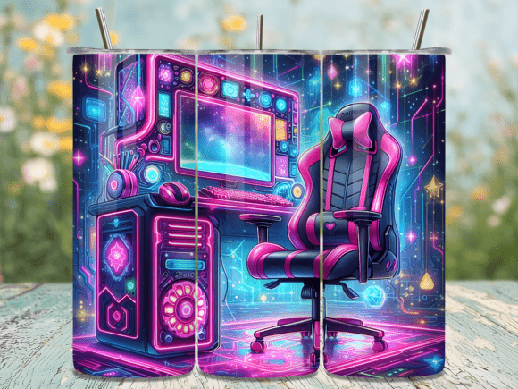 Cyberpunk Gaming Station Glow Tumbler Wr Review