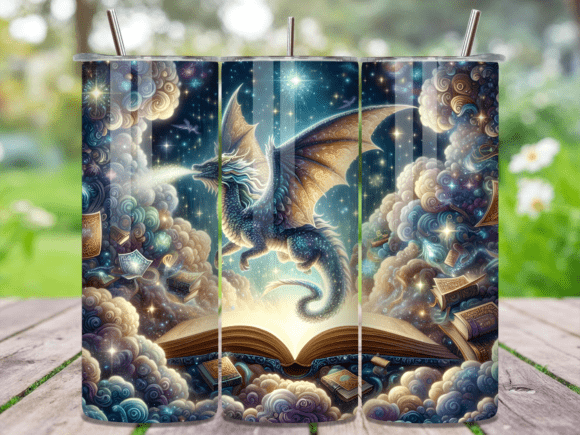 Dragon Storybook Fantasy Tumbler Wraps Review
