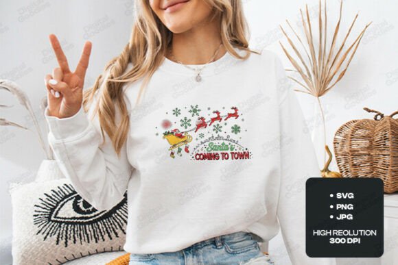 Festive Santa Sleigh Reindeer Holiday T-Shirt Designs Review