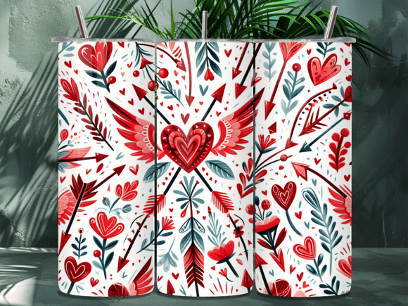 Heart Arrow Valentines Tumbler Wrap Review