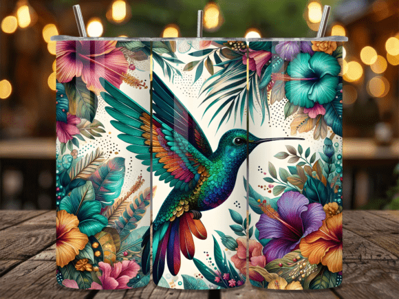 Hibiscus Hummingbird Tumbler Wrap Review