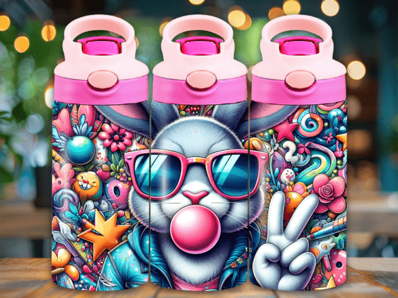 Hip Hop Bunny Flip Top Kids Tumbler Review