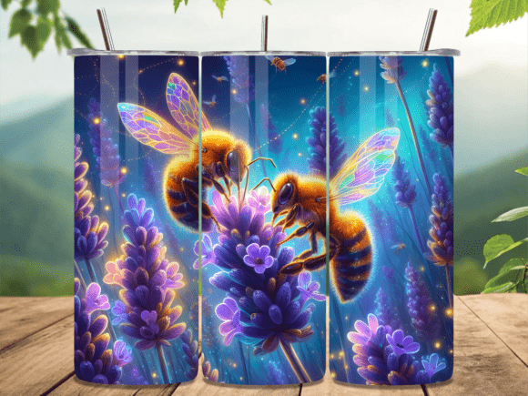 Neon Lavender Magic Bee Tumbler Wraps Review