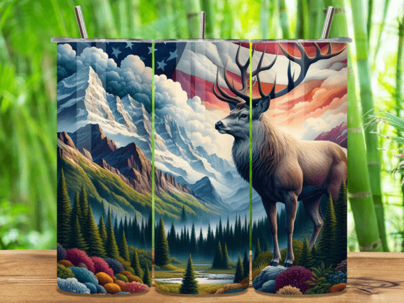 Patriotic Elk Tumbler Wraps Review
