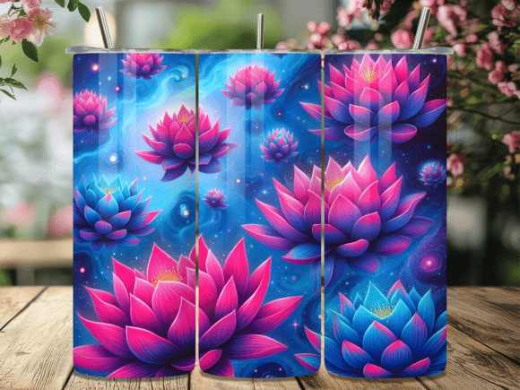 Pink Lotus Flower Floral Tumbler Wrap Review