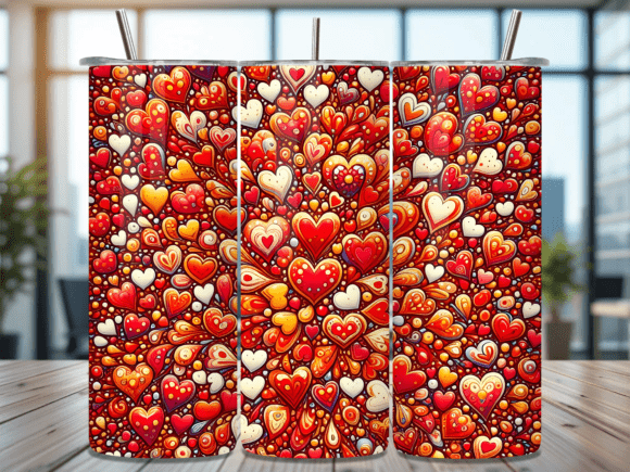 Red Candy Heart Valentines Tumbler Wrap Review