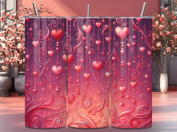 Romantic Hearts Valentines Tumbler Wrap Review