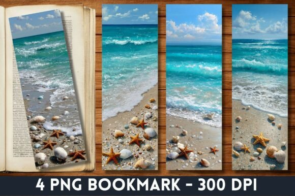 Tropical Blue Ocean Starfish Bookmark Crafts