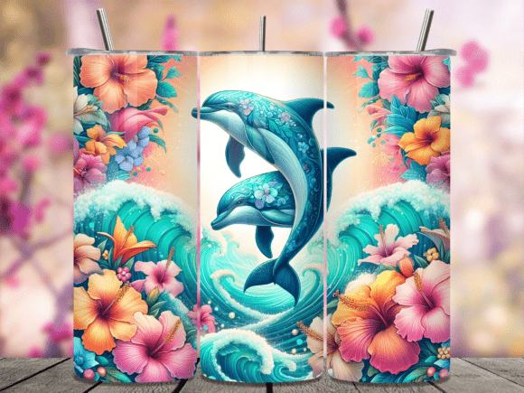 Tropical Sea Dolphin Tumbler Wraps Review