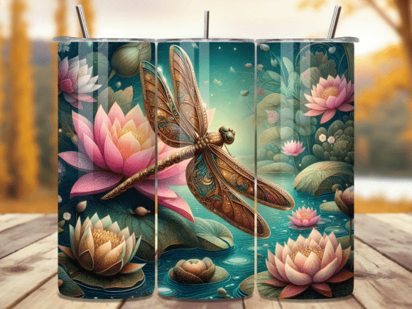 Vintage Lotus Dragonfly Tumbler Wraps Review